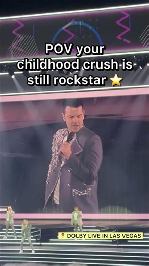POV 90s Childhood Crush - Nostalgic concert - New Kids On The Block #nkotb #shorts