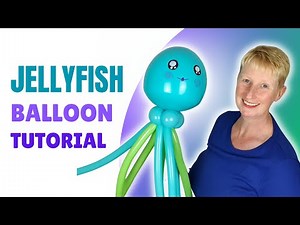 JELLYFISH Balloon Animal Tutorial / Ocean Balloon Animals / Sea Balloon Animals