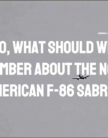 F-86 Sabre History: From Korean War Dogfights to Cold War Icon