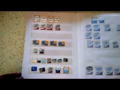 Intel inside computer badge stickers decal collection