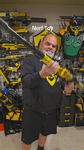 The nerf Stryfe X with one of my barrel extensions in it. Amd barrel drag is really not an issue because of the stryfe X power. #worldfoamalliance #althegeek #dartblaster #larp #cosplay #blaster #nerf #nerfgun #nerfmod #nerfwar World Foam Alliance Dart Sweep Silverfoxindustries Wolfguard Cosplay Nerf | Al The Geek