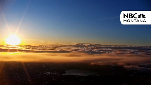 Check out this amazing view of this evening's sunset over Butte! Low clouds hanging below the east ridge were lit up beautifully by the setting sun. Share your weather photos and videos: www.nbcmontana.com/weather | NBC Montana