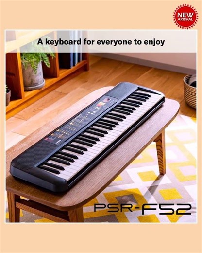 YAMAHA Psr-F52 Portable Keyboard With 61 Keys