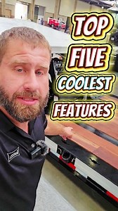 Very innovative design for a lowboy trailer. Landoll 835F Ag #trucking | Gabriel Picciolo