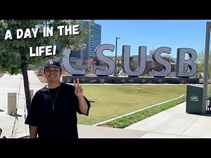 THE LIFE OF A COLLEGE STUDENT // CSUSB CAMPUS TOUR!!