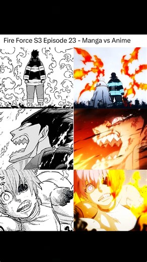 Fire Force S3 Episode 23 🔥 Raw Manga Intensity vs Anime Adaptation 🔥