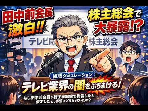 Chairman Tanaka should become a shareholder of the TV station and attend the shareholders' meetin...