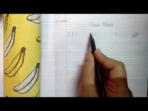 Formation of the letter 'Ll'