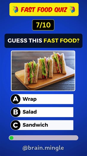 Guess the fast food quiz 🧠 #food #fastfood #quiz #guessthefood #tiktok
