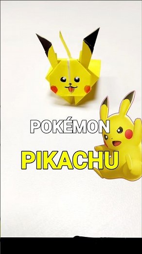 How to make a Amazing Pokémon Pikachu paper craft, 😍 diy Pokémon Tutorial
