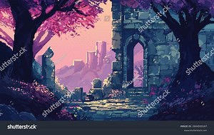 Background Game Cartoon Pixel Art Style Stock Vector (Royalty Free) 2604930167 | Shutterstock