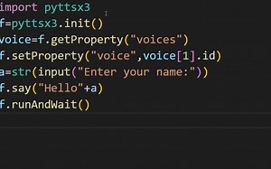 用python将文字转化成声音