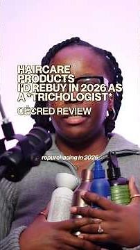 Trichologist review: CÉCRED Hydrating Shampoo & Scalp Spray, hair products I’d repurchase in 2026🛍️