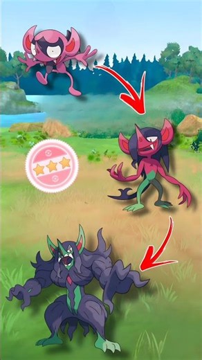 Evolution of 100IV 💯 IMPIDIMP - MORGREM - GRIMMSNARL in Pokemon GO #pokemon #pokemongo #hundo