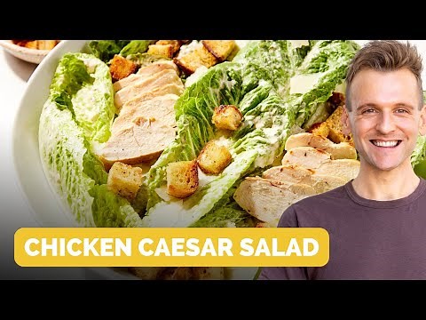 Chicken Caesar Salad | A classic recipe for everyone's favorite salad!