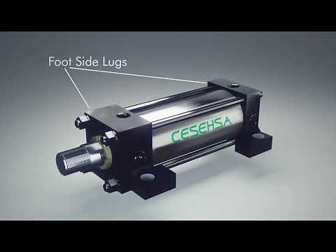 Tipos de montajes para Cilindros Hidráulicos / Hydraulic Cylinder - Mounting Type NFPA industrial