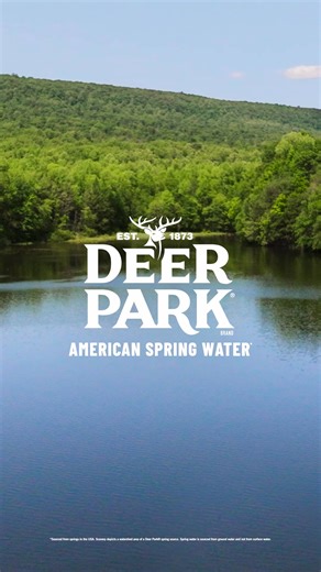 Crisp, refreshing spring water with naturally occurring minerals for taste | Deer Park Natural Spring Water