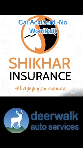 At our workshop, we proudly work with Shikhar Insurance Company to make car repairs easy and stress-free for our customers. Whether it’s a small scratch or any unexpected damage, the process is smooth and cashless. No tension, no hassle—just reliable support when anything happens to your car, exactly as per insurance coverage. Your car is in safe hands with us. | Deerwalk Auto Services