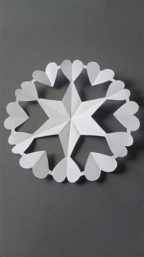 Paper Cutting Heart Design ❤️ Easy DIY Paper Craft #shorts