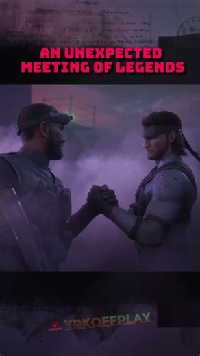 An Unexpected Meeting of Legends #samfisher #SolidSnake #game