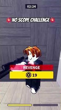 No scope (Scope oppens due to game mechanics but i can'tuse for more than a split second)