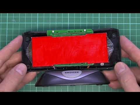 LCD Alarm Clock Backlight Modifications