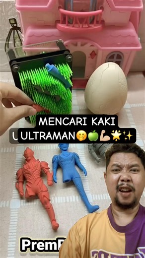 Kaki Ultraman didalam telur!!?!#shortsfeed #trending #funny