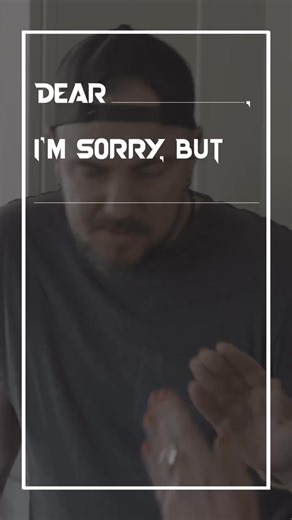Do you have an apology for a friend, family member, or even yourself? Try our #3DGApologies filter now! Make sure to tag us, so we can see them 🤘 https://3DG.lnk.to/ImSorryBut | Three Days Grace