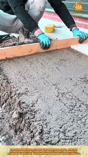 Leveling Sand Base for Precise Outdoor Tile Installation