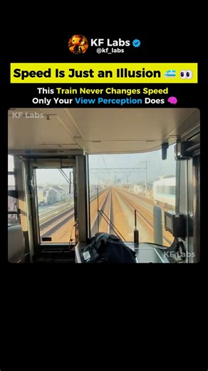 Why Speed Looks Different Depending on Distance 🚄👀