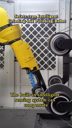 Automated Grinding & Polishing Workstation Demo | Mirror Finish on Metal Parts #deburring #grinding