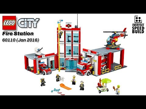 LEGO City - Fire Station - 60110 Speed Build