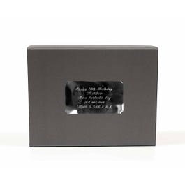 Personalised Gift Box with Engraved Silver Plate