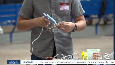 Youth compete in plane building competition