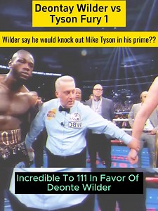 Deontay Wilder vs Tyson Fury 1 Highlight #boxing #boxing🥊 #boxingtraining #mma | Nikolas Mata