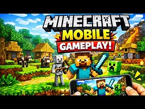 Minecraft Mobile Gameplay Series(Tutorial & Trick)