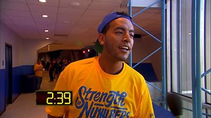 129K views · 1.8K reactions | We kept one VERY patient Golden State Warriors fan busy for more than 7 minutes… #ClockBlock #GSWvsCLE NBA | Jimmy Kimmel Live | Facebook