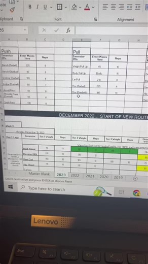 Track Your Gym Progress Effectively Using Excel