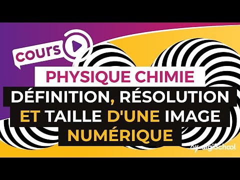 Définition, résolution et taille d'une image numérique - Physique-Chimie - Terminale S - digiSchool