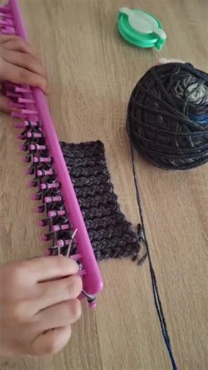 Knitting loom for beginners step by step #knitting_loom #crochet #scarf #knitting #hat
