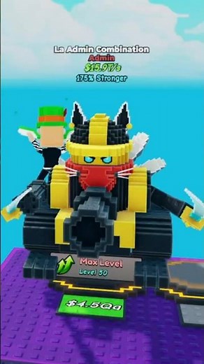 La Admin Combinasion Max Level BRAINROT in Be A Lucky Block🤯