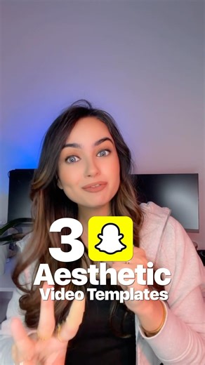 3 Snapchat Aesthetic Video Templates 😉 #techhacks #aestheticvideo #techtips #snapchatfilter