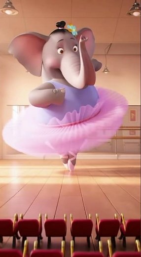Elephant Ballerina Launches Hamster Audience