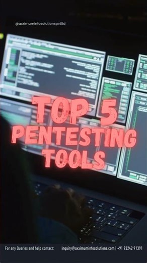 Top 5 Pentesting Tools Explained Simply 🔐#pentesting #ethicalhacking #cybersecurity
