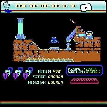 Airwolf (Commodore 64) 🚁 8-bit action with attitude