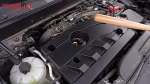 Engine Cover Compatible with 2022-2024 Ford Maverick 2.0L EcoBoost Engine Under Hood Noise Insulation Cover Dustproof Protection with Oil Fill Dipstick Access for 2023 Maverick Gas Accessories