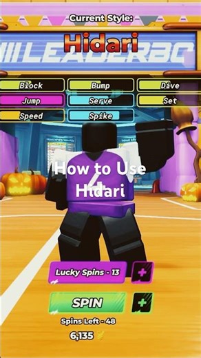 How to Use New Hidari!!! #volleyballlegends