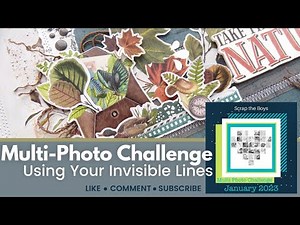 Multi-Photo Scrapbook Challenge | Archery Layout | Scrap the Boys | Simple Stories