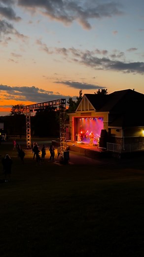 A picture-perfect New Jersey sunset at OSPAC in West Orange a few weeks back. 🌅 #stellabluesband #gratefuldead #tributeband #newjersey #westorange | Stella Blue's Band