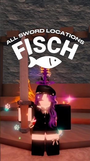 ALL SWORD LOCATIONS in FISCH ⚔️ #fisch #roblox #shorts